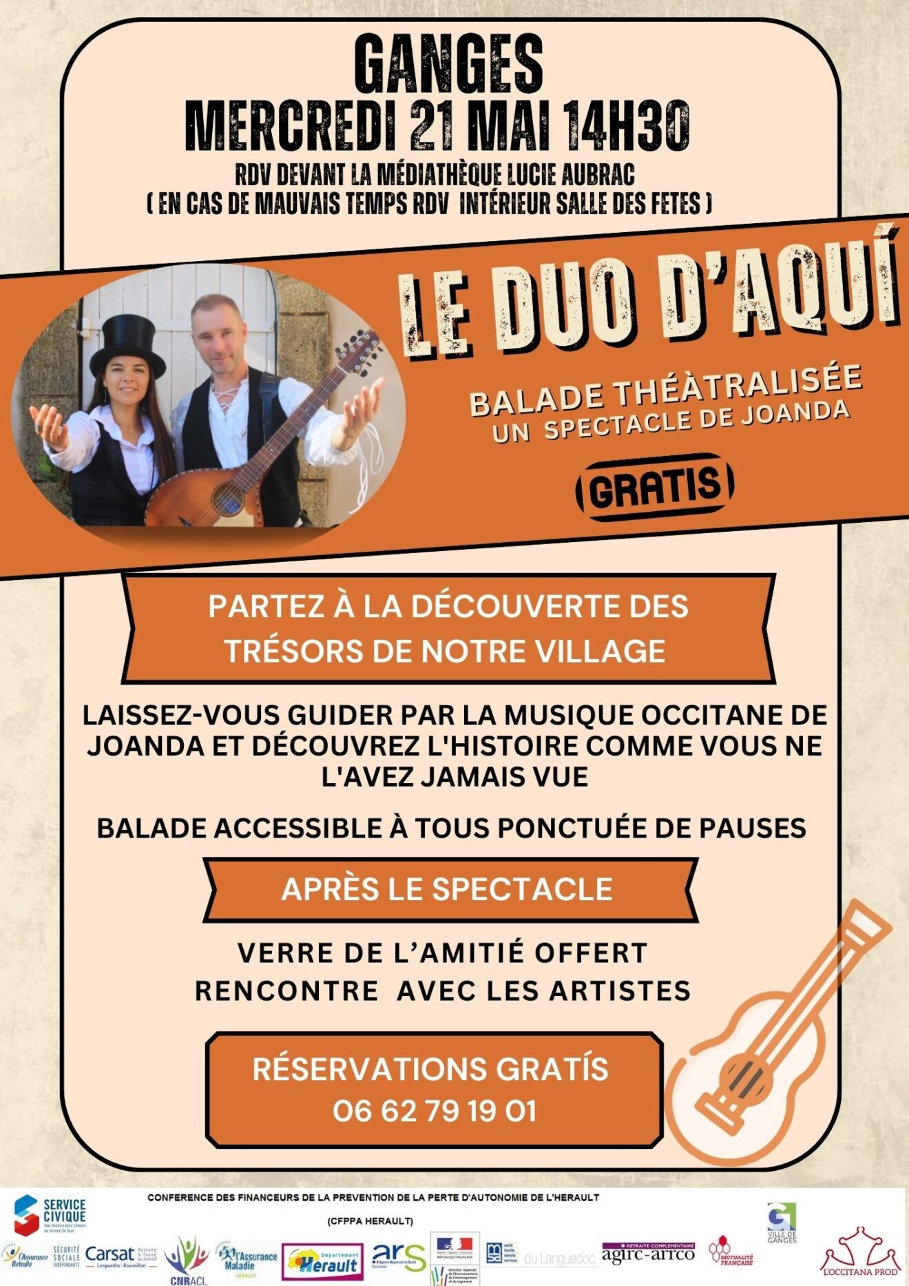 Lo duo d'Aquí a Gange lo 21 de mai