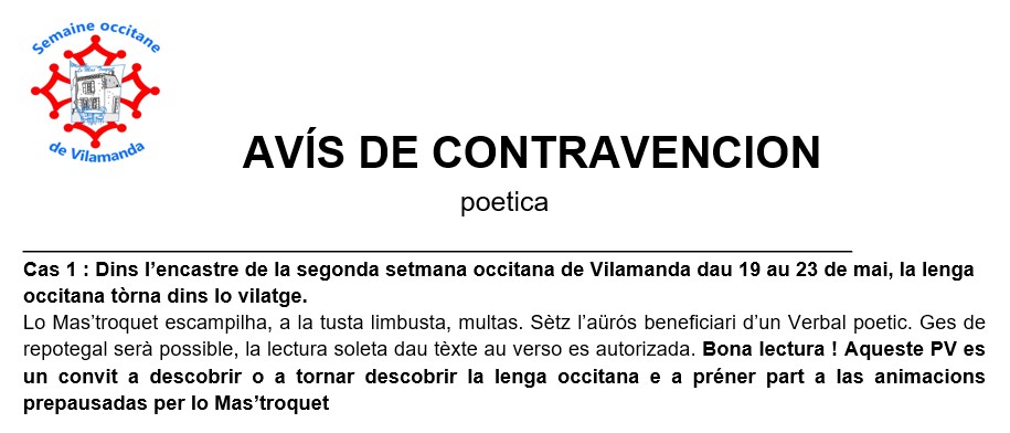 Contravencion poetica