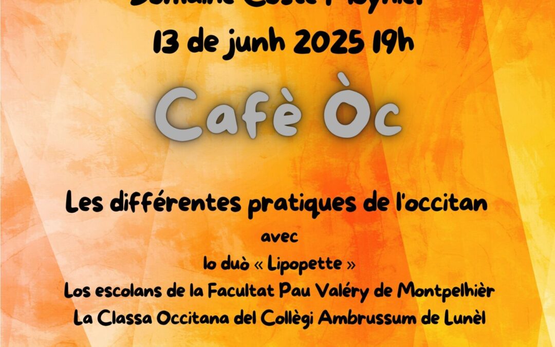 Domeni Coste Moynier, Sant Cristòu, serada occitana lo 13