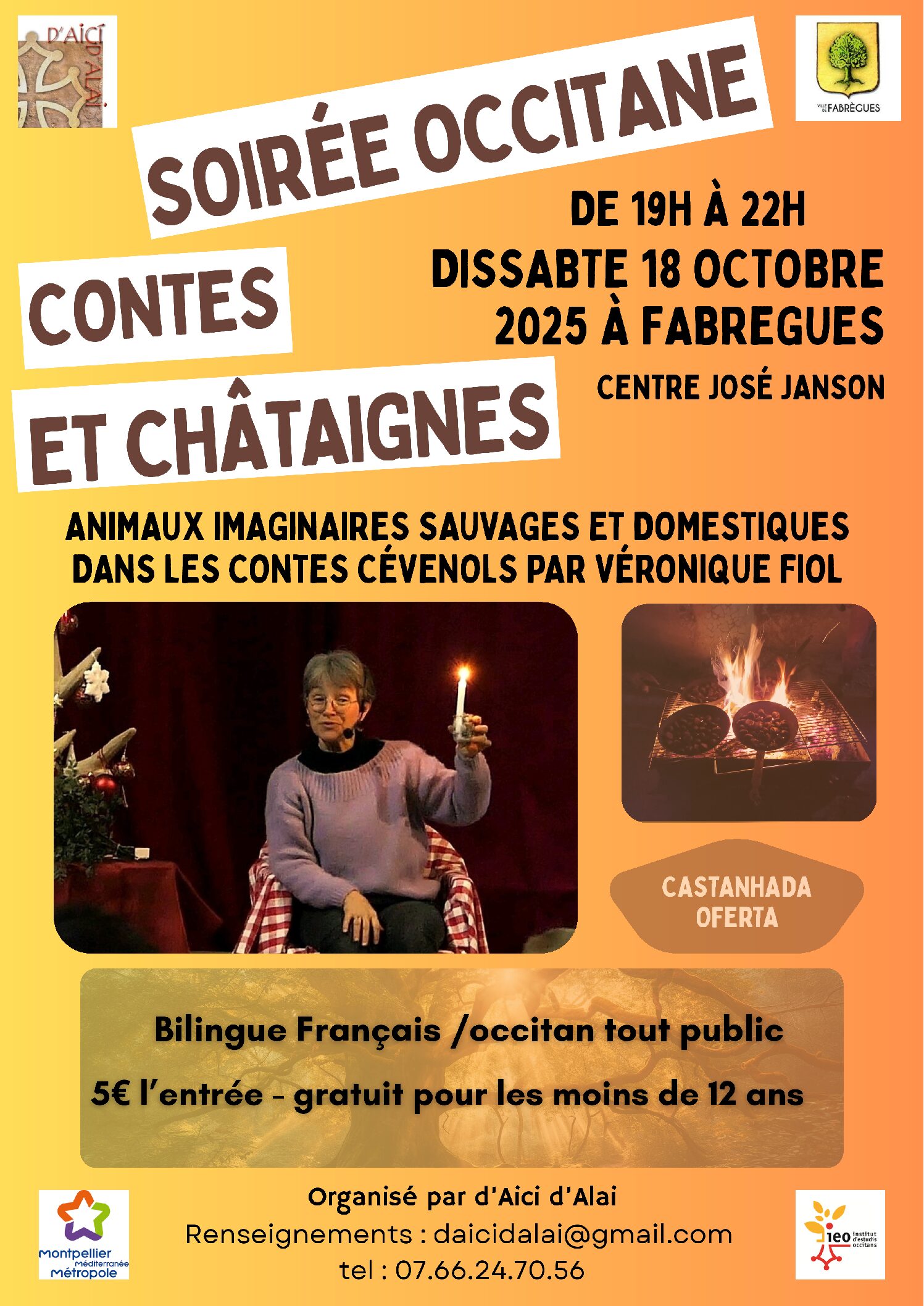 Serada contes e castanhas, lo 18 a 19h