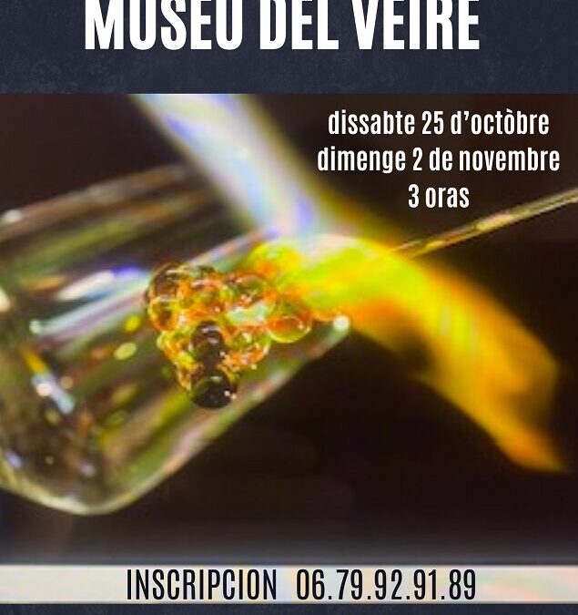 Visita dau musèu dau veire de Claret, en occitan