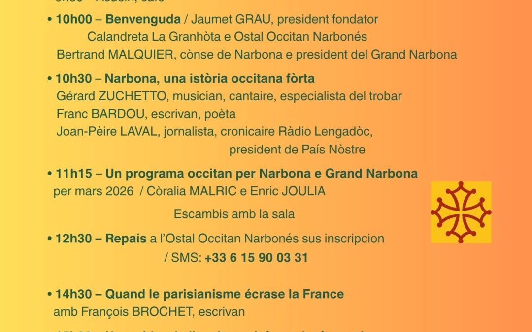 Granda jornada occitana de Narbona lo 11