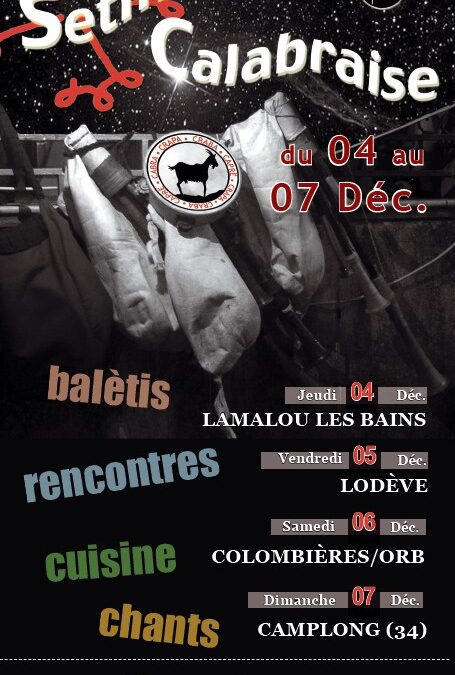 La setmana calabresa de Tifa Tafa Tafanari dau 4 au 7 de decembre