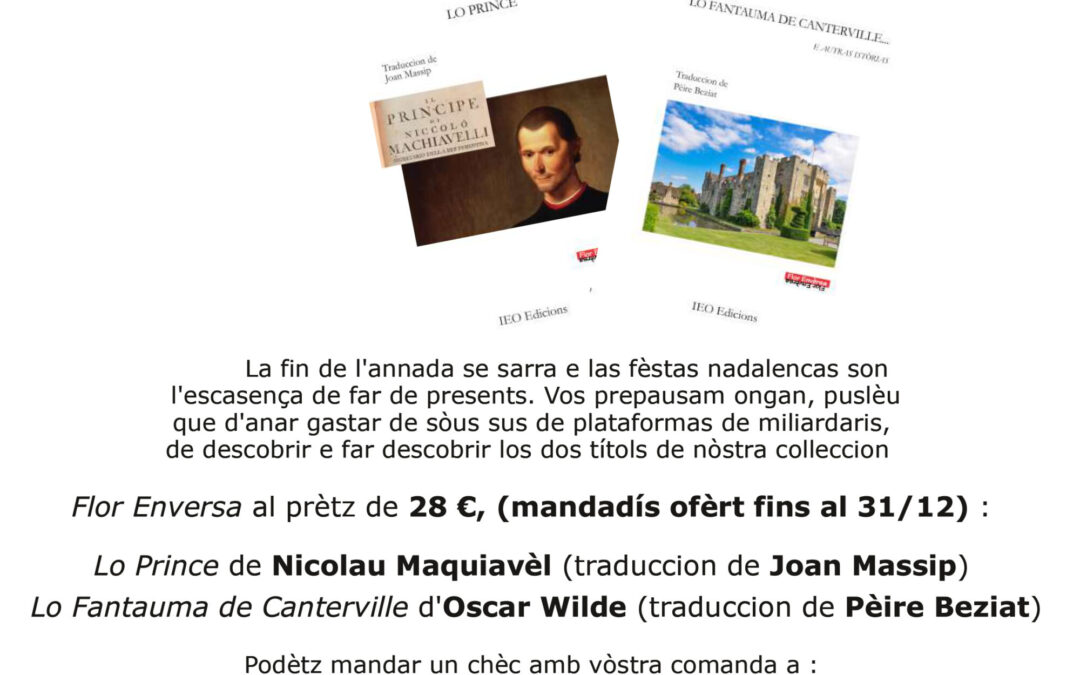 Doas Flors enversas de mai !