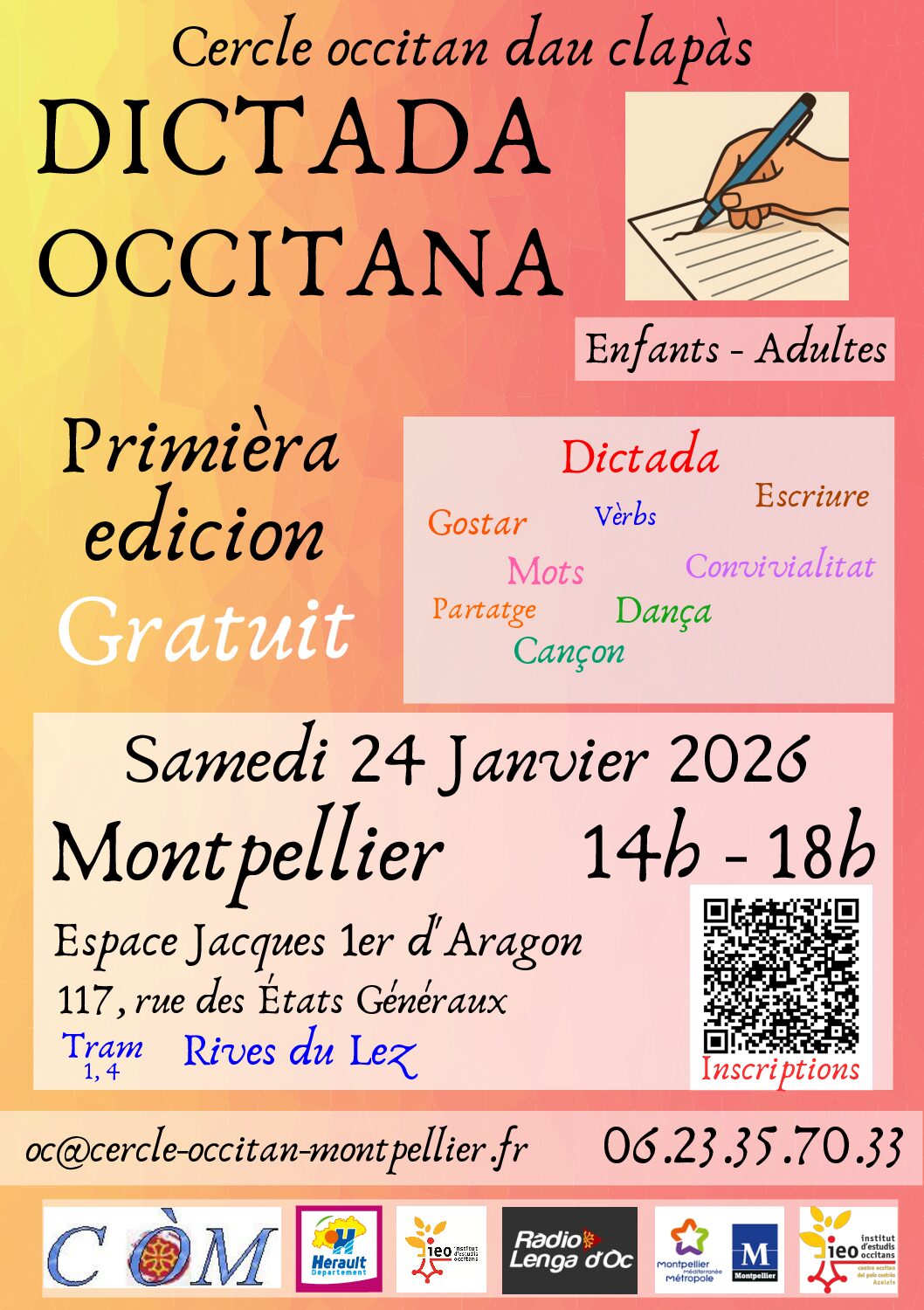 Dictada clapassièira, lo 24