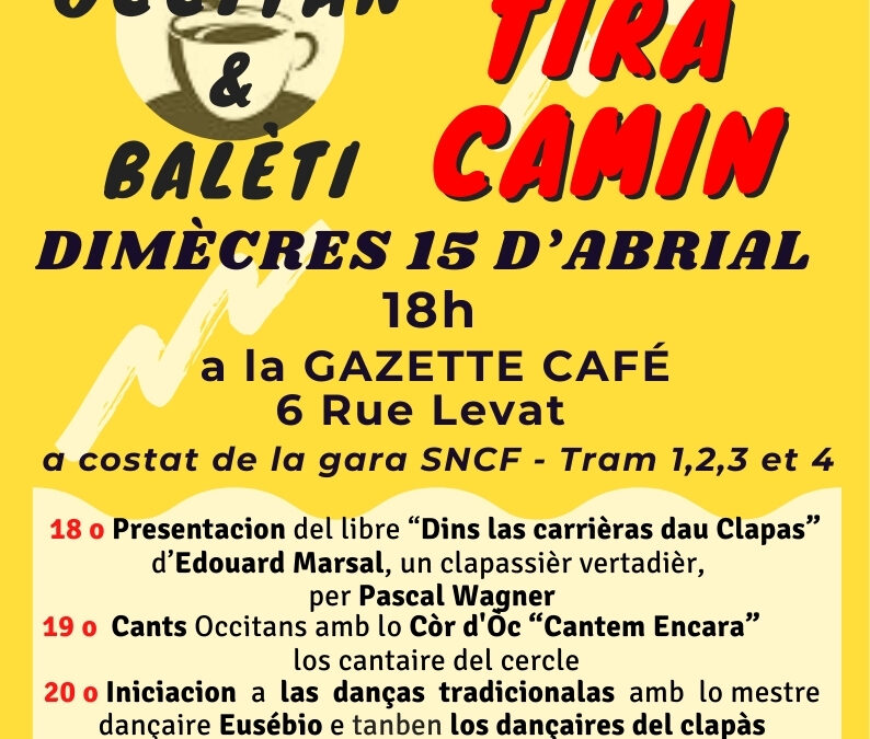 Gazeta-Cafè lo 15 d&rsquo;abril, au Clapàs