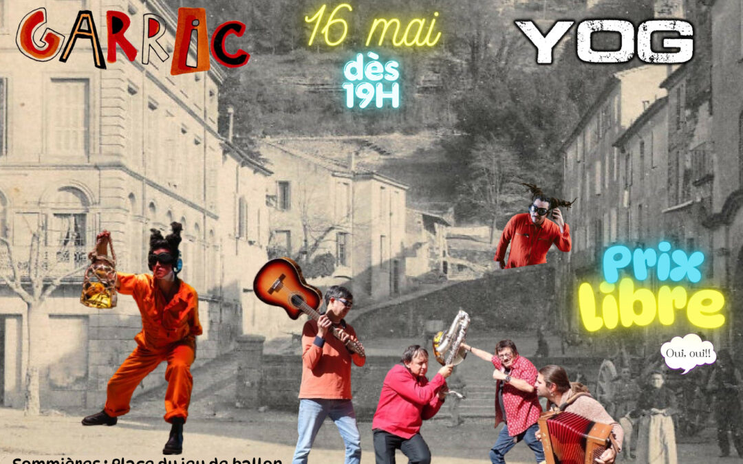 Garric e Yòg, en concèrt lo 16 de mai