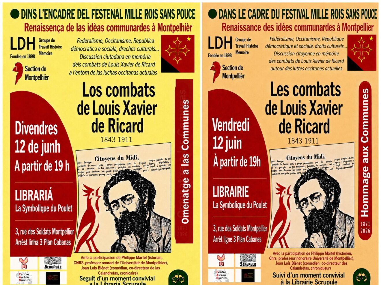 Los combats de Loís Xavièr de Ricard