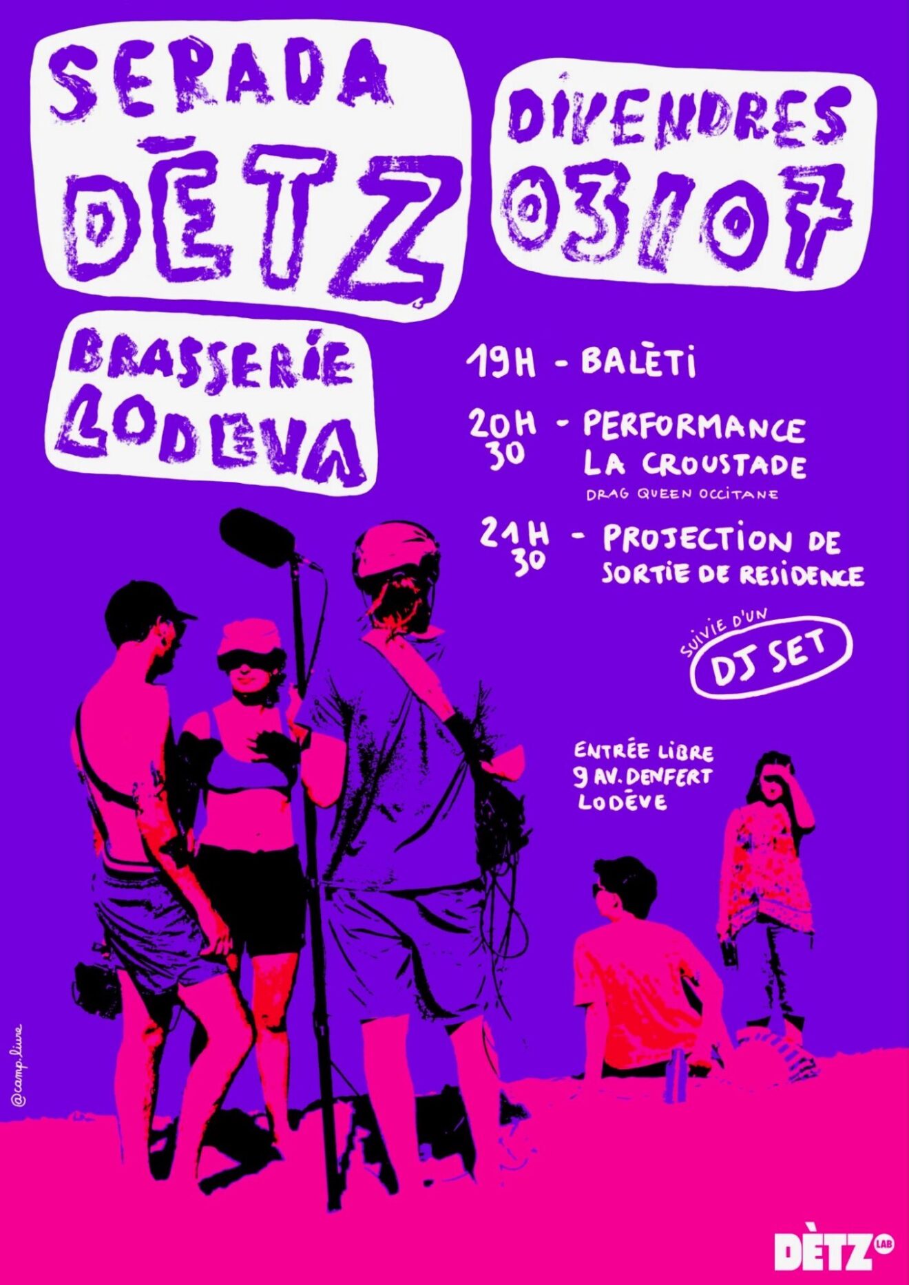 DÈTZ LAB- Sortida de residéncia lo 3