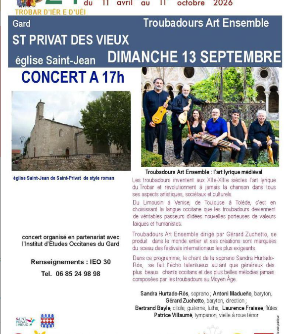 Trobadors Art Ensemble, lo 13