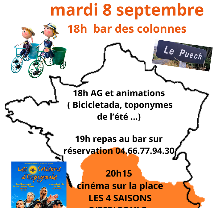 Cinèma e AG, au cafè occitan de Pompinhan, lo 8