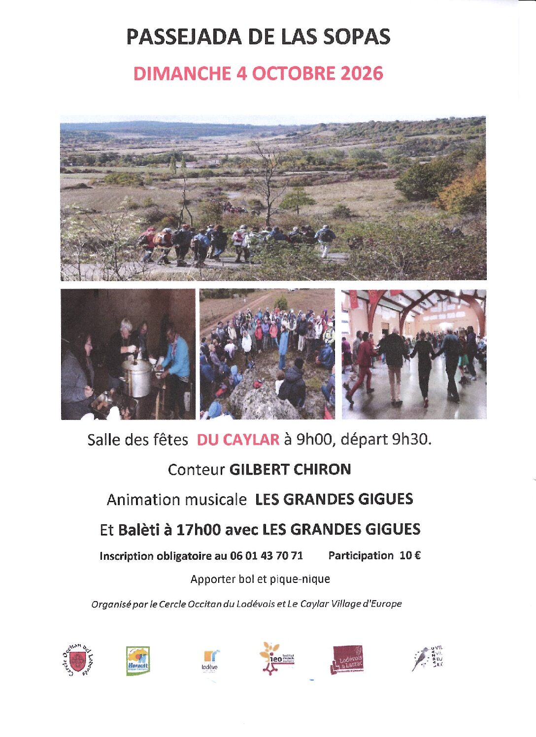Passejada de las sopas, lo 4 d&rsquo;octòbre