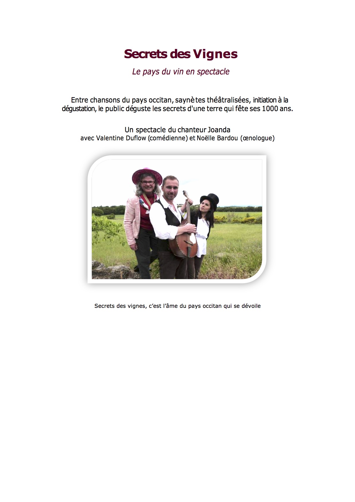 ven 25 septSecrets des Vignes - jpeg ven 25 septSecrets des Vignes jpeg
