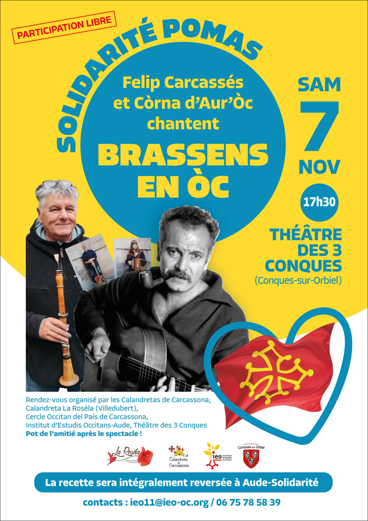 Concèrt BRASSENS EN ÒC per Pomàs(11) lo 7