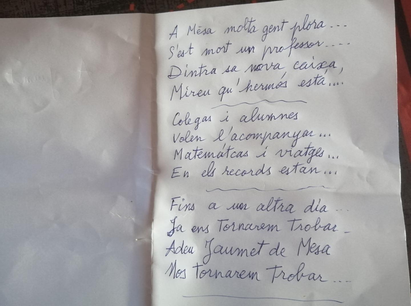 Adeu de Carmen