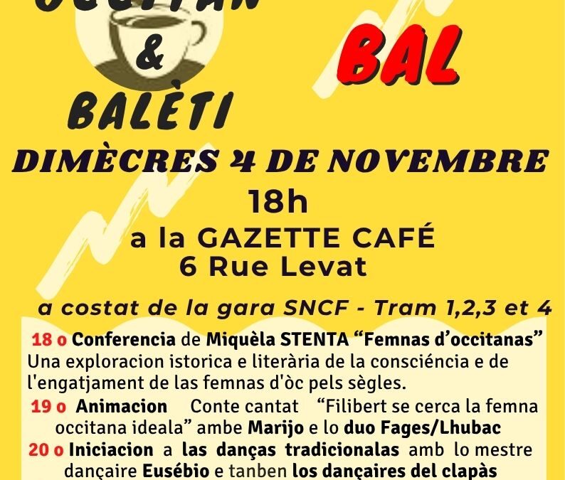 Gazeta cafè lo 4 de novembre