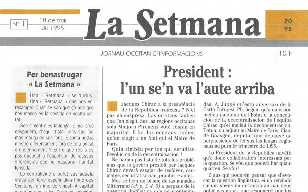 Accueil 1 LO SETMANIÈR EXTRAORDINARI 1